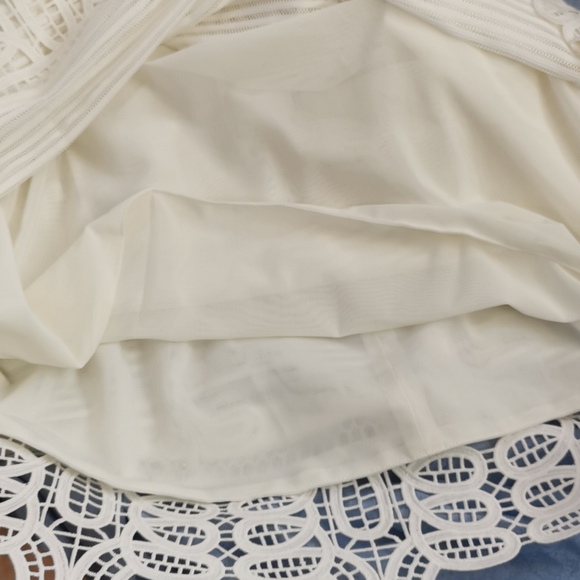 BNWT Self Portrait white lace dress - Picture 9 of 13